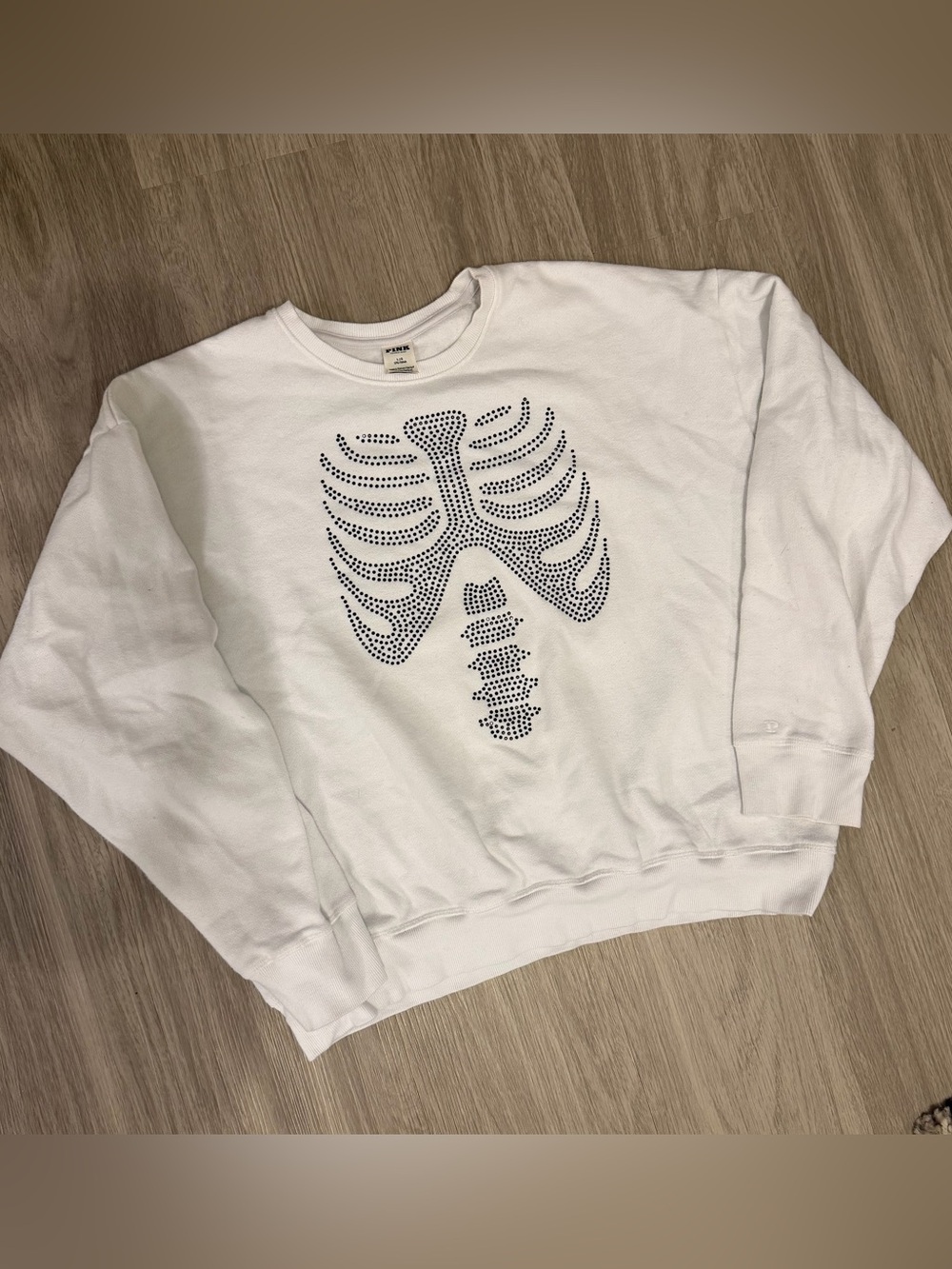 Pink Halloween bling crewneck